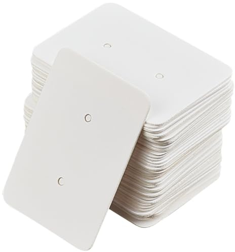 SOFPLATE 300 st 3,5 x 0,98 tum örhänge visningskort smycken visningskort vit kartong smyckeshållare halsband armband örhängen nyckelring korthållare för försäljning smycken display liten