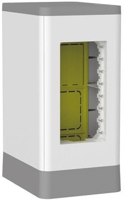 BTICINO MatixGO Torretta sporgente Soluzioni per l'installazione Colonna porta apparecchi e porta cavi Bianco S150700WF Permette il collegamento a pavimento delle postazioni di lavoro