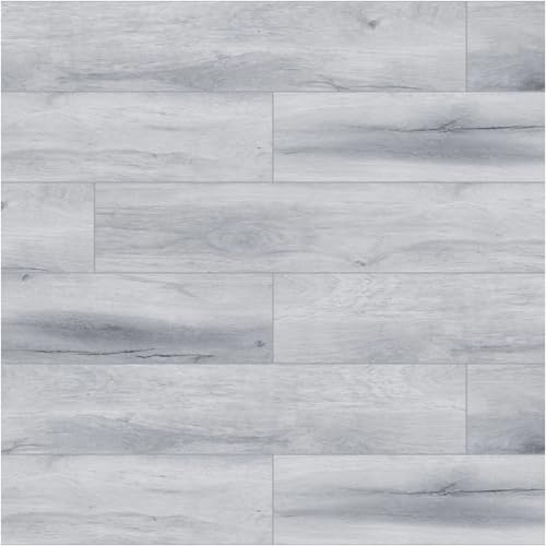 Vinylboden Klicksystem mit Trittschalldämmung Holzoptik - Rigid SPC Hartvinyl - Schwimmende Verlegung - 150 x 22,8 x 0,6 cm - 1,71 m² - 5 Dielen