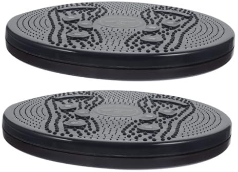 KITANDOVE 2pcs Waist Twisting Disc for Indoor Fitness Training Portable Rotating Board for Body Shaping and Exercise for Legs and Waist Sculpting