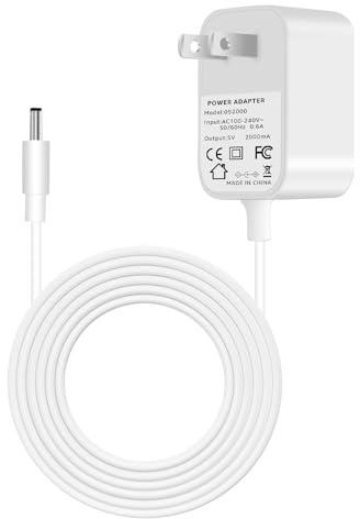 5ft Power Cord for Aura Carver AF900 & AF100,Replacement for Aura Frame SR-A30502000U2 WiFi Digital Picture Frame Power Adapter