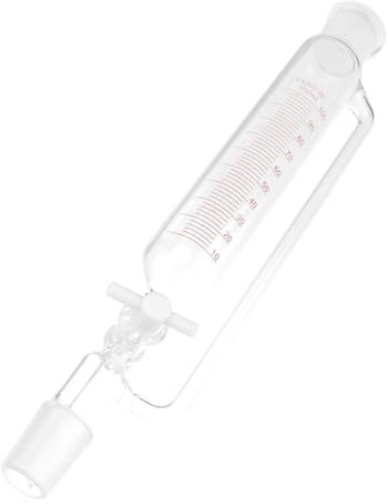 CATIEBYE Imbuto Separatore Con Design e Alta Trasparenza Strumento Di Separazione Liquidi Per Laboratori e Scuole Capacità Resistente Alla Corrosione e Stabilità Ottimale