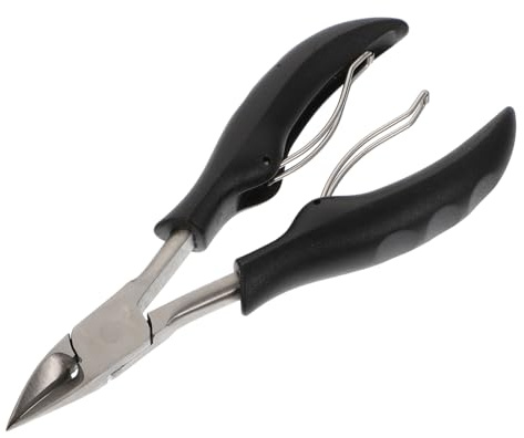 ARTSEWPLY Pince à Ongles en Acier Inoxydable Noire, Coupe-ongles Robuste et Compacte, Taille Portable, pour Salon de Manucure et Usage Domestique