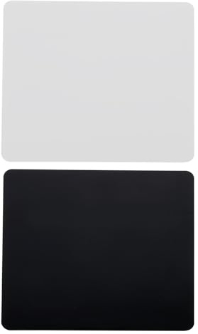 Zerodeko Réflecteur Photo et Accessoires Photo 2pcs en Acrylique Blanc Surface Brillante Double Face, Accessoire pour Photographie pour Décoration D’Atelier
