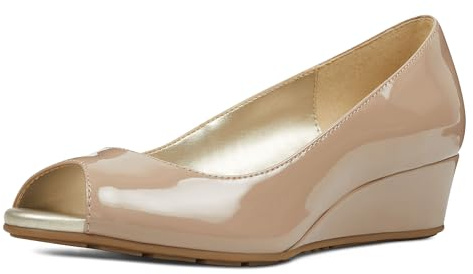 Bandolino Candra Cafe Latte Sleek Patent Pu 8.5 M