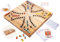 Engelhart - 350261 - Tockspiel aus Holz - 4 Spieler - Ökologische Holzbox - Traditionelles kanadisches Gesellschaftsspiel - Brettspiel mit Karten - 2 bis 4 Spieler