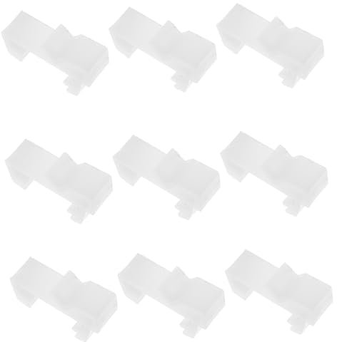 RORPOIR 10st Venezianischer Vorhangbesatz Vertikaler Clip Kronenclips Für Jalousien Austausch des Balance-blindclips Halterungen Für Gardinenstangen Blindvolant-ersatzclips Weiß Plastik