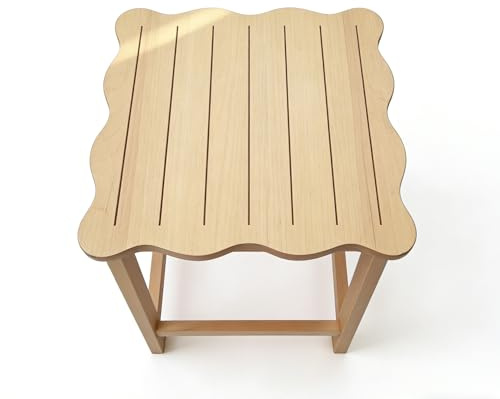 Kleinkind Tritthocker Kinderhocker, Toddler Tower & Lernhocker mit Sicherheitsbarriere, Kippschutz und Sicherheitsfüßen – Sicher & Stabil, höhenverstellbar für Kinder ab 1 Jahr(Naturfarbe09)
