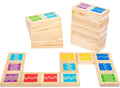small foot Domino XXL Active aus FSC 100%-zertifiziertem Holz, Outdoor-Spiel für Erwachsene und Kinder ab 3, 12032