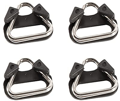 BASTOUR 4 Pièces Sangle Triangle Caméra, Crochet pour Caméra, Anneau Fendu, Plastique et Acier à Ressort