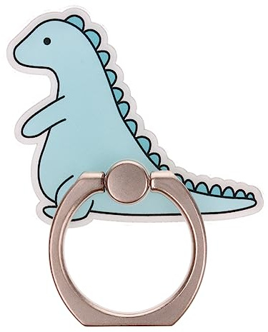 Green Dinosaur Phone Ring Holder Grip Finger 360 Mount Stand Mobile Universal Loop for All Smartphones