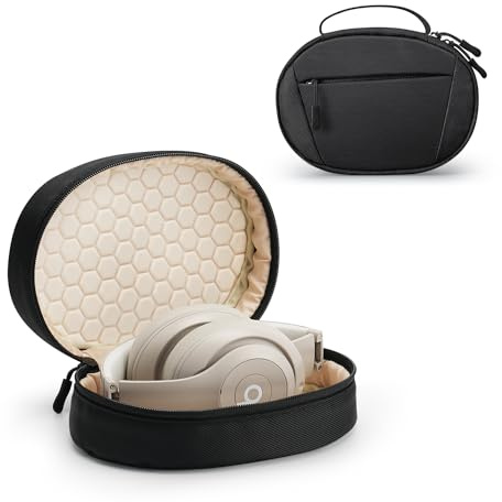 Kopfhörer-Softcase Tasche für Sony WH-1000XM4/ JBL Live 660NC/ JBL Tune 720BT/ Beats Solo3 Noise Kopfhörer, Reiseschutzhülle, Weiche Aufbewahrungstascheche