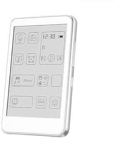 MP3 -spelare, 2.7 Ink Screen MP3 & MP4 Music Player med Högtalare, Bärbar HIFI -ljudkvalitet Musikspelare, Elektronisk Bok, Eye Caring Design, For Home Outdoor Travel