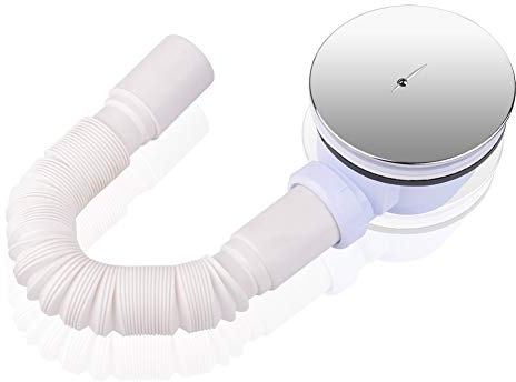 euroharry Beach Piletta Sottile,Piletta da doccia Scarico Per Doccia,Sifone per piatto doccia Diametro: 90 mm