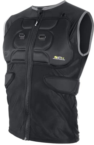 O'NEAL | Protektoren-Jacke | Motocross Enduro Motorrad | IPX® Rückenprotektor, 4-Wege-Stretch-Mesh/Lycra, aus Bioschaumstoff | BP Protector Sleeve | Erwachsene | Schwarz | Größe XXL