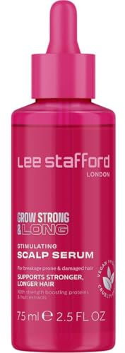 Lee Stafford Hair Growth Scalp Serum | Grow Strong & Long Collection - Best Stimulating Oil for Thinning, Damaged, Dry, Frizzy Hair, Packed with Proteins, Adds Shine, for Men & Women 75 ml