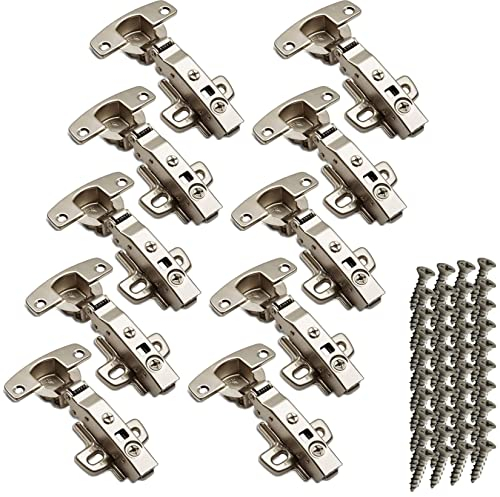 SOTECH 10 pezzi Hettich Sensys 8645i TH52 Cerniera standard Arresto d'angolo 110° incl. viti M4x16mm Altezza (Distanza): 1,5 mm con cerniera automatica