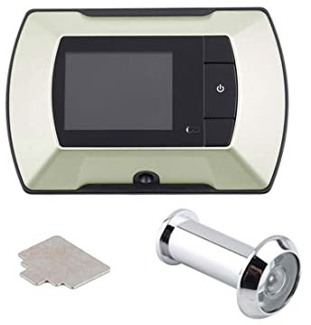 Digital Door Viewer, Mini Smart Digital Peephole Door Camera with 2.4 LCD Screen Display for Home, Office and Hotel