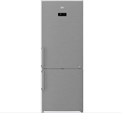 BEKO - RCNE560E41ZXN - Frigorifero Combinato, Total No Frost, Connessione WIFI HomeWhiz, Inox, 70 x 74,5 x 192 cm, 560 lt (Ricondizionato)