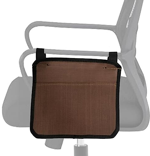 EEYZD Borsa per Appendere Il Bracciolo della Sedia, Custodia Laterale per Sedia A Rotelle, Custodia per Poltrona Reclinabile, Sedia A Rotelle, Sedia da Spiaggia, Sedia da Ufficio, Comodino,caffè