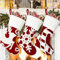 Weldomcor 3 Piezas Calcetines Navidad 46 cm Medias de Navidad Bordada Terciopelo Calcetin Navidad para Llenar y Colgar para la Decoración del Arbol de Navidad Chimenea Decoración Familiares de Fiesta