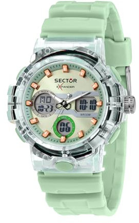Sector No Limits Orologio Uomo, Digitale, Cinturino in Plastica, Cassa 43 mm, Collezione EX-46, Regalo Uomo - R3251242502