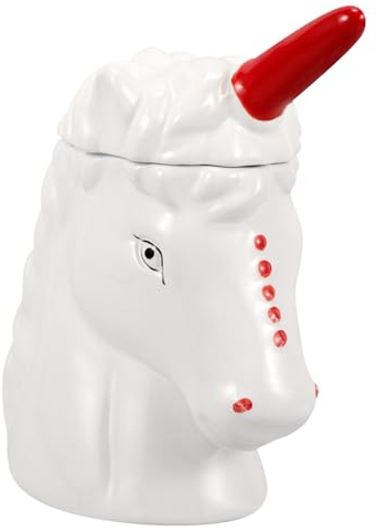 HOLIDYOYO Unique Unicorn Mug Porcelain Wine Cup Novelty Bar Cup Juice Hawaii Party