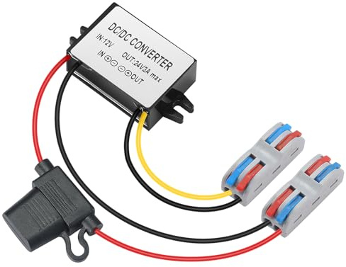 MZHOU DC 10V-22V to 24V 3A 72W Voltage Regulator lP67 Waterproof Converter | DC Boost Converter 12V to 24V Power Buck Module for Radios,Electric Scooter,Lighting Projects