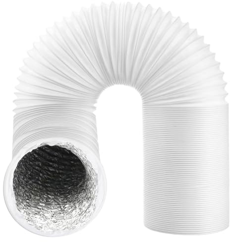 SPARES2GO Tuyau de climatisation flexible et isolé de 6 mètres - 150 mm - 15 cm - Universel