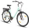Hiland 28 Zoll Elektrofahrrad für Männer und Frauen, 250W City Pendler Elektrofahrrad, E City Bike für Erwachsene, Grün