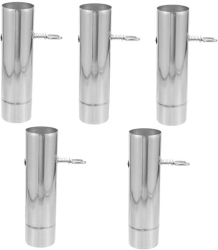 BESPORTBLE 5pcs Portable Camping Fire Pit Stove Pipe Reducer Flue Outdoor Exhaust Hose