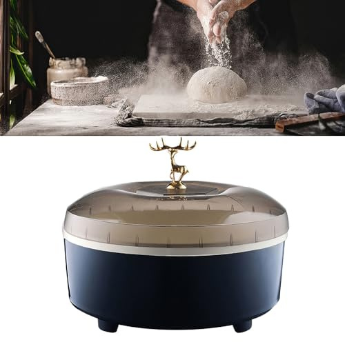 Generico Macchina per La Fermentazione Domestica, Macchina per Yogurt da 5 Litri, Rivestimento in Acciaio Inossidabile 304, Controllo della Temperatura 28-65 °c (Blue)