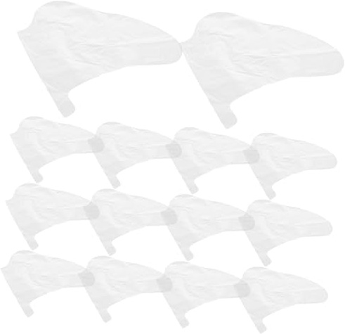 SAFIGLE 1000 Stück Fußmaske Plastiksocken für die Füße Fußabdeckung aus Kunststoff Fußtaschen wasserdichte Fußabdeckung Fußsocken über Nacht feuchtigkeitsspendend Polyethylen Transparent