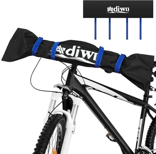 Adiwo Lenkerschutzhülle Ebike Transportschutz, Lenkerschutz Schutzhülle mit Zips, Lenkerschutzhülle für Alle Fahrradlenker, Transportschutz Fahrrad Zubehör Wasserabweisend Staubgeschützt Robust