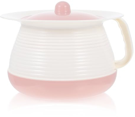 iplusmile Urinoir de Nuit en Plastique Compact Poignée et Couvercle Pot de Chambre pour Garçon et Filles et Personnes Âgées Usage Maison et Hôpital