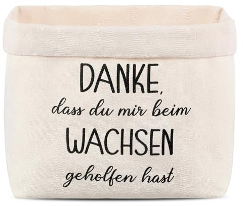 Sinmoe Abschiedsgeschenk Lehrerin Brotkorb Stoff Geschenkkorb Leer, Weiß