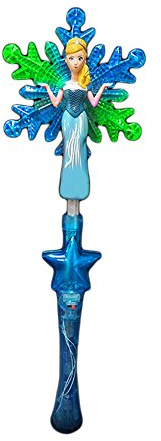 The Glowhouse Light up Princess Snowflake Wand