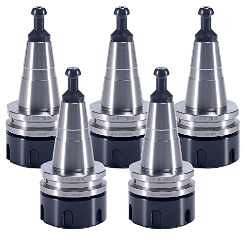 EU_Hozly, mandrino a pinza bilanciato, ISO30 ER32 – 45l G2.5 30000RPM CNC, portautensili in acciaio inox con perno di montaggio, fresatura tornio