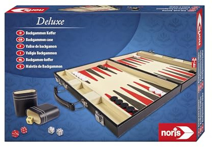Noris 606101712 Deluxe Backgammon Coffret