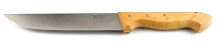 PALLARES SOLSONA Cuchillo Degollar Cerdos, Mango de boj, Acero Carbono, 24cm.