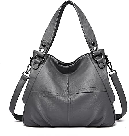 Sacmill Damen Handtasche Große Leder Damenhandtasche Umhängetaschen Designer Schultertasche Hobo Tasche