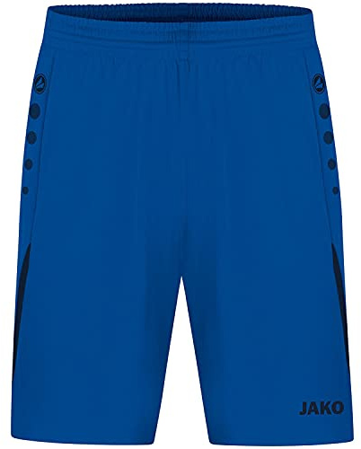 JAKO Unisex barn fotbollsportbyxor sportbyxor utmaning kunglig/marin 140