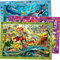 QUOKKA Kids Puzzles For 3 4 Year Olds - 4x100 Piece Jigsaw Puzzles For Children Age 5-8 - Jigsaw Toys for Learning Sea Wild Animals & Dinosaurs - Educational Girls & Boys Game Age 6 7