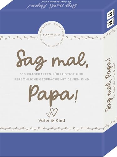 Elma van Vliet Sag mal, Papa!: 100 Fragekarten für lustige und persönliche Gespräche mit deinem Kind | Geschenk für Vater & Kind (Elma van Vliet - Quizze & Fragespiele)
