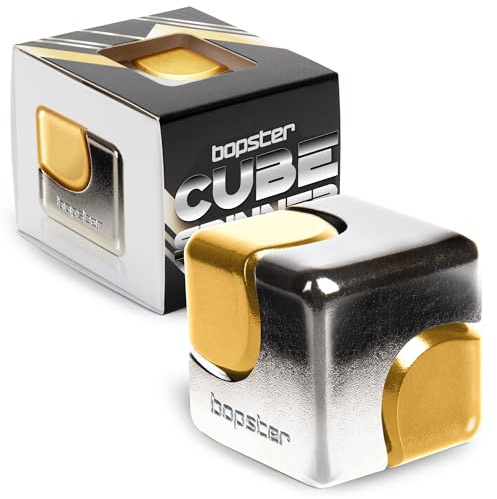 Antistress fidget spinner metall hand spinner kontorsleksaker sensoriska leksaker anti-stressavlastning vuxen, anti-stress barn fidget leksak ADD autism - silver/guld