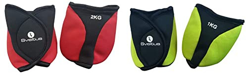 Bracelet lesté cheville 2 kg x2 & Bracelet lesté cheville 1 kg x2