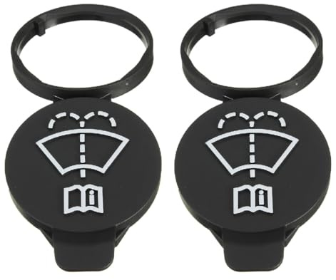 JTKREW 2 Stück Deckel für Wischwasserbehälter, Auto Windschutzscheiben Flüssigkeitsbehälter Ersatzteile für Modelle 2010–2016 13227300