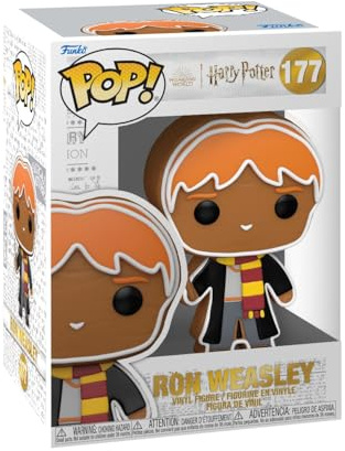 Funko POP! Harry Potter: Gingerbread - Ron Weasley | Offizielles Fantasy Merch - Vinyl Sammelfigur als Regal Deko - Geschenkidee zum Geburtstag für Fans und Sammler