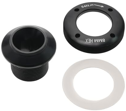 EMSea 1 Jeu de Boulons de Bras de Manivelle de Vélo Extracteur de Boulon en Alliage d'aluminium M18/M30 Auto-extractible Compatible avec SRAM NX GX Force XX1 Noir