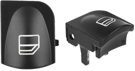 Spring talks Interrupteur Lève Vitre pour Mercedes pour Benz W203 W208 C Classe CLK Bouton De Commutation De Fenêtre Couvre Avant Gauche + Droite